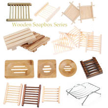 New Wooden Soapbox Soap Dish Storage Tray Holder Bath Shower Plate Support Tray 1pc 2024 - buy cheap