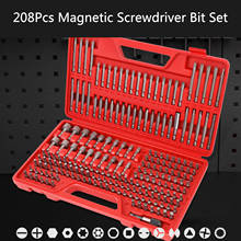 208Pcs Magnetic Screwdriver Bit Set Impact Ready Drill Driver Bits Tool Kit 2024 - buy cheap