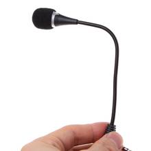 Mini micrófono Flexible con cancelación de ruido, interfaz de 3,5mm para PC, portátil y Notebook, M5TD 2024 - compra barato