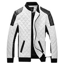 Men Faux Leather Jacket Motorcycle PU Leather Coats Mens Winter Autumn Fleece Warm Jackets Male Thick Windproof Outwear 2024 - buy cheap