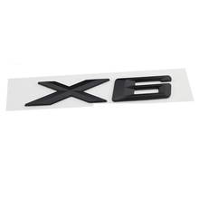 Letras numéricas ABS para coche BMW X6, pegatina con emblema, insignia de maletero, color negro mate 2024 - compra barato