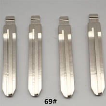 XIEAILI OEM 30Pcs 69# Metal Uncut Flip KD Remote Key Blade For Toyota For Subaru   K42 2024 - buy cheap