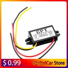 Regulador veicular led 12v para 5v 3a 15w, à prova d'água dc/dc, display cpt, regulador de potência para carro 2024 - compre barato