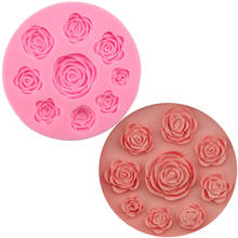 9 Hole Roses Flower Shape Silicone Mold 3D Fondant Chocolate Soap Cake Molds DIY Rose Cake Decorating Tool Baking Tool 9316 2024 - buy cheap