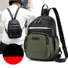 Mochila de náilon masculina com tira refletora, nova bolsa multifuncional impermeável de corpo cruzado, bolsa casual unissex para livros, escolares 2024 - compre barato