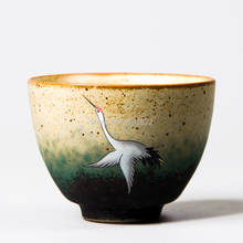 Ceramic Teacups Handmade Chinese Tea Cup Crane Kung Fu Cup Drinkware 100ml 2024 - buy cheap