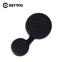 KEYYOU Button Pad For Citroen 2 TWO Buttons Rubber Key Pad For Citroen Picasso Xsara Saxo Berlingo Replacement Fob Car Key 2024 - buy cheap