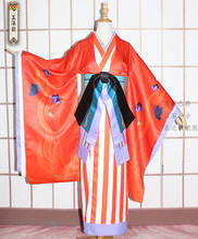 [Customized] Anime Onmyoji SSR Tamamo No Mae Kimono Gradient Print Uniform Cosplay Costume Women Halloween FreeShipping 2020 New 2024 - buy cheap