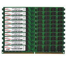 DDR2-memoria RAM de 800 pines para ordenador de escritorio, dispositivo de 2GB, 200 mhz, Dimm, PC2, 6400U, voltaje de 1,8 V, 10 Uds. 2024 - compra barato