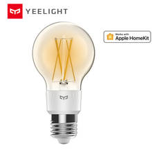 yeelight smart LED Filament bulb 200V 700 lumens 6W Lemon Smart bulb Work with Apple homekit 2024 - buy cheap