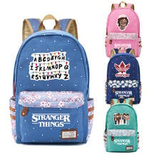 2020 Hot Letter Backpacks Girls Stranger Things Candy Color School Bag Students Back To School Shoulders Backpacks Casual Bags 2024 - buy cheap