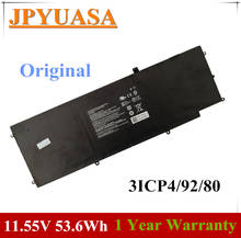 7XINbox 11.55V 4640mAh 53.6Wh Original RC30-0196 RZ09-0196 Laptop Battery For Razer Blade Stealth 2016 v2 i7-7500U 3ICP4/92/80 2024 - buy cheap