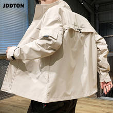 JDDTON-Chaqueta informal para hombre, uniforme de béisbol, prendas de vestir, rompevientos, abrigo holgado de moda, Hip Hop, JE294, primavera y otoño 2024 - compra barato