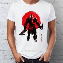 Men's T Shirt Kratos God of War Under the Sun Artsy Gaming Mens Tshirt Hip Hop Streetwear New Arrival Male Clothes 2024 - buy cheap