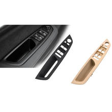Beige Black Armrest Car left front driver's seat LHD Interior Door Handle Inner Panel Pull Trim Cover For BMW E70 E71 X5 X6 2024 - buy cheap
