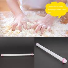50cm Non-stick Sugar Craft Fondant Rolling Pin Baking Cake Cookie Tools Silicone Embossing Rolling Pin Non-Stick Flour Baking 2024 - buy cheap