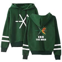 Women EXO Hoodie Harajuku Korean Hoodies Sweatshirt Loose Hoody Ladies Kpop Sweatshirts Hoddie Pullover Top Hip Hop Clothes 2024 - buy cheap