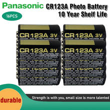 16pcs NEW Original Panasonic Lithium battery 3v 1550mAh CR123 CR 123A CR17345 16340 cr123a dry primary battery for camera meter 2024 - buy cheap