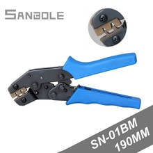 Mini European Terminal Clamp SN-01BM Cold Pressure Clamp Applicable To D-SUB Terminal 190MM Oblique Mouth Crimping Pliers 2024 - buy cheap