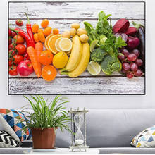 Pintura de diamantes 5d Diy, cuadro de frutas y verduras frescas, bordado de diamantes redondos y cuadrados, mosaico de punto de cruz, regalo 2024 - compra barato