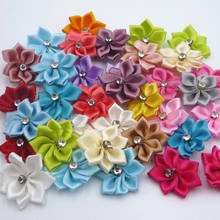 200Pieces/Bag Size 2.6cm Little Ribbon Flower Silk Rose Flowers Handmade DIY Wedding Bouquet Flower Girl Hair Cloth Accessories 2024 - buy cheap