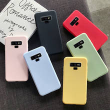 Fashion Candy Color Case for Samsung Galaxy Note 8 9 10 Pro Case S7Edge S8 S9 S10 Plus S10E M10 M20 M30 M30S Soft Silicone Cover 2024 - buy cheap