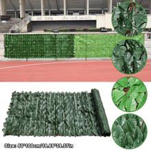 Artificial Green Outdoor Faux Plant Ivy Leaf Privacy Screen Fence Garden Yard 2024 - buy cheap