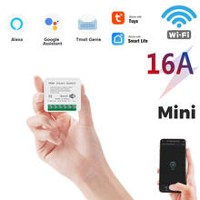 16/10A Mini Smart Wifi DIY Switch Supports 2 Way Control Smart Home Module Work With Alexa Google Home Tuya App Control 2022 - buy cheap