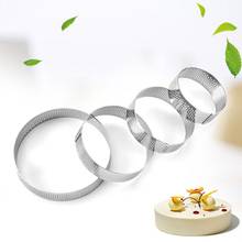 Stainless Steel Round Mini Cake Mousse Mold Cookie Cutter French Style Mousse Cake Ring Kitchen Baking Tool Fondant Cheese Deco* 2024 - купить недорого