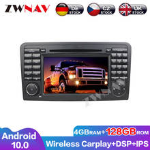 Android 10 4+128GB screen Carmultimedia Player For Mercedes Benz ML CLASS W164 2005-2012 ML300,ML350 Radio GPS Navi audio stereo 2024 - buy cheap