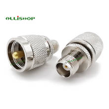 2Pcs TNC Female to UHF PL259 Male Plug RF Coaxial Adapter Connector UHF Male Plug to NC Female Jack PL-259 PL259 RF Connector 2024 - buy cheap