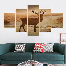 Prints Art Wall Canvas Painting Modern Prints Animal deer Posters Pictures Wall Decoration 2024 - buy cheap