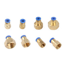 Conector recto antideslizante de 1/8 ", 3/8", 1/2 "y 1/4", rosca hembra a 6mm y 8mm, conectores rápidos de agua de jardín, juntas de manguera de Paipe de agua 2024 - compra barato