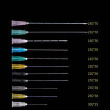 Blunt needle Needle Tips 21G/22G/23G/25G/27G/30G Plain Ends Notched Endo needle tip Syringe 50pcs 2024 - buy cheap