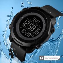 SKMEI-reloj deportivo para hombre y mujer, cronógrafo Digital Simple, resistente al agua, con pantalla de luz LED, despertador, masculino 2024 - compra barato