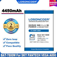 100% Original LOSONCOER 4450mAh BAT-7800M High Quality Battery FOR SKY PANTECH VEGA A890 A890L A890K A890S Battery 2024 - buy cheap