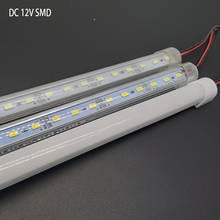 5 шт. * 50 см оптовая продажа с фабрики DC 12V SMD 5730 5630 Светодиодный Жесткий Газа Бар светильник алюминиевый корпус + крышка ПК светодиодный бар светильник 5730 2024 - купить недорого