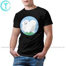 Samoyed Puppies T Shirt Smiling Sammy T-Shirt 5xl Men Tee Shirt Fun Fashion Printed Short Sleeves Tshirt 2024 - buy cheap