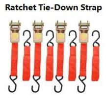 Heavy Duty Ratchet Tie-Down Strap With Double J Hooks Ratchet Tensioning Strap Cargo Strap For Goods Bundle And Trailer Self-Res 2024 - buy cheap