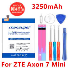 Аккумулятор chensuper Li3927T44P8H726044, 3250 мА/ч, для ZTE Axon 7 Mini, 5,2 дюйма, инструменты + наклейка, 100% оригинал 2024 - купить недорого