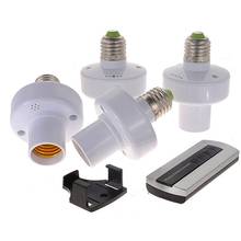 Wireless Remote Control Light Lamp Bulb Holder Cap Socket Base Switch for E27 Bulb with 4 In 1 Remote Controller Dropshipping 2024 - buy cheap