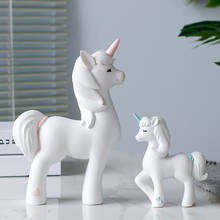 Creative Nordic Unicorn Ornaments Ins Home Wine Cabinet Living Bedroom Room Decoration Personality Small Furnishings Children 2024 - buy cheap