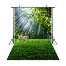 Mocsicka Spring Scenery Background for Photo Studio Sunshine Easter View Green Grass Photography Backdrop Photophone Photocall 2024 - buy cheap