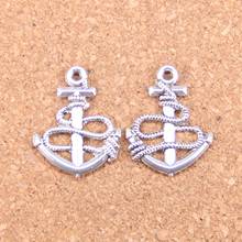 120pcs Charms anchor rope sea 24x19mm Antique Pendants,Vintage Tibetan Silver Jewelry,DIY for bracelet necklace 2024 - buy cheap