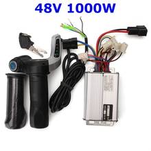 48V 1000W Electric Bike Motor Brushed Controller Speed and Throttle Twist Grips For Electric Bicycle Bike 2024 - buy cheap