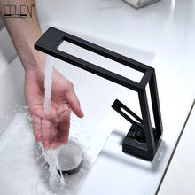 ELLEN Hot Cold Basin Sink Faucet Black Deck Mounted Water Mixer Faucets Bathroom Crane Tap Torneira ELF1409 2024 - buy cheap