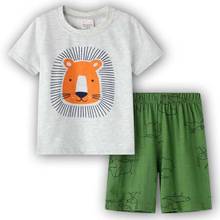 Summer Girls Boys Pajamas Sets Children's Clothing Suit T-Shirt+Shorts Sleepwear Cotton Cartoon Pyjamas Kids Pijamas Nightwear 2024 - buy cheap