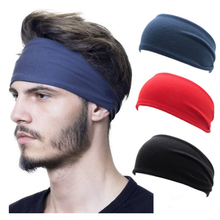 Headbands For Women Men Sports ElasticTurban Hair band Lady Yoga Sweat Band Hair Accessories Outdoor Running Fitness Hairbands 2024 - buy cheap