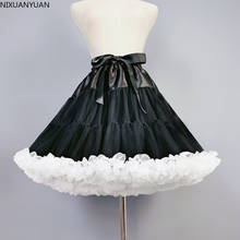 White and Black Short Women Tulle Halloween Petticoat Crinoline Vintage Wedding Bridal Petticoat Underskirt Rockabilly Tutu 2024 - buy cheap