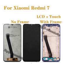 6,26 "Оригинальный ЖК-дисплей с рамкой для Xiaomi redmi 7 ЖК-дисплей сенсорный экран дигитайзер сборка для Redmi7 дисплей Запчасти для ремонта 2024 - купить недорого